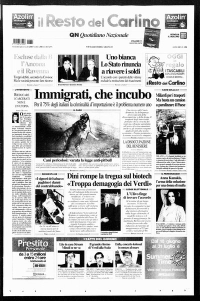 Il Resto del Carlino : giornale dell'Emilia